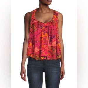 ☀️ Free People Strawberry Print Halter Top